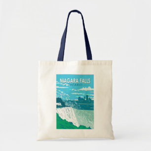 Bolso De Tela Niagara Falls Ontario Travel Art Vintage