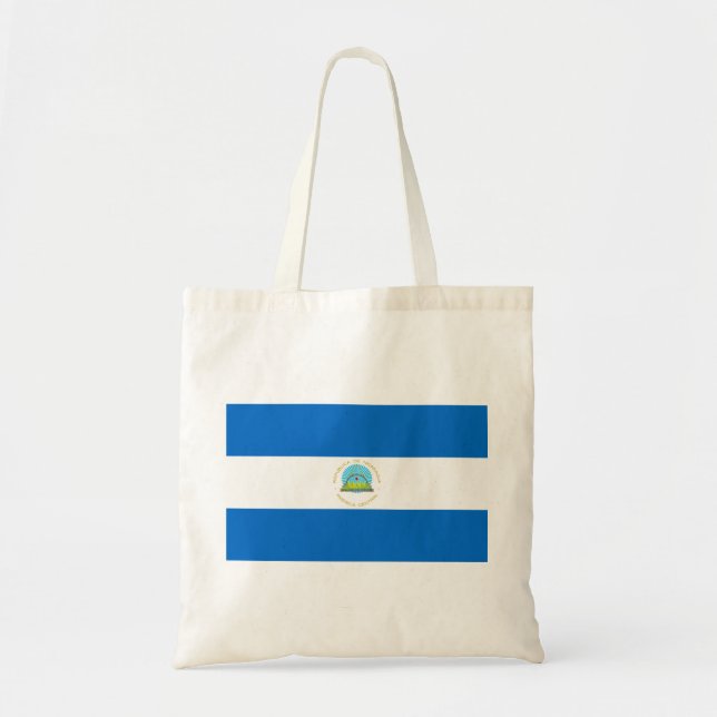 Bolso De Tela Nicaragua Flag (Frente)
