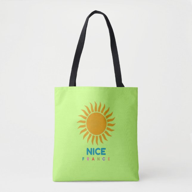 Bolso De Tela Nice France Tote Bag (Anverso)