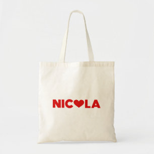 Bolso De Tela Nicola Love