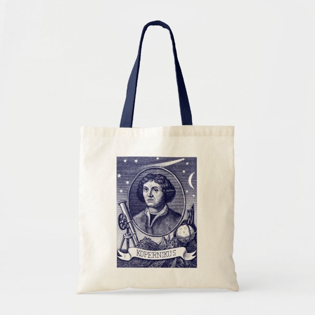 Bolso De Tela Nicolaus Copernicus (Frente)