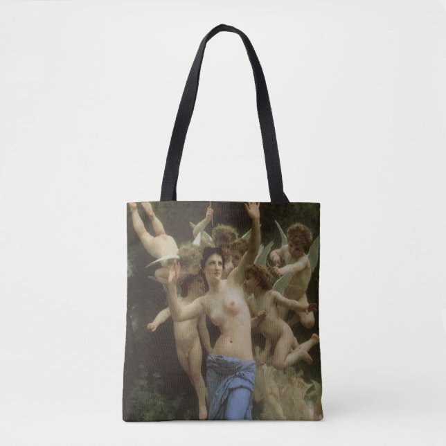 Bolso De Tela Nido de Wasp por William Adolphe Bouguereau (Anverso)