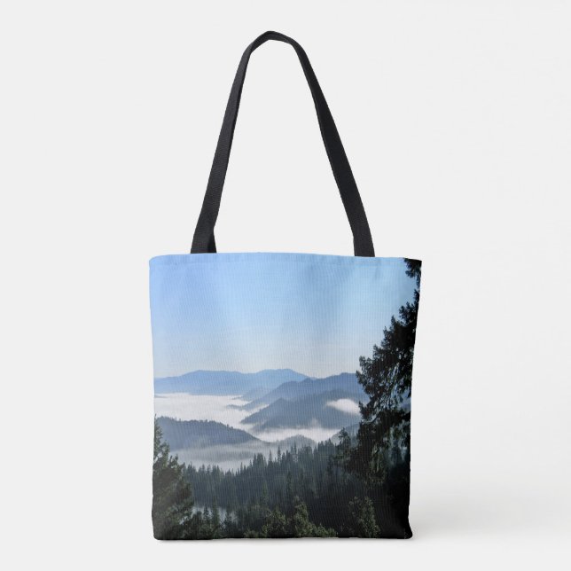Bolso De Tela Niebla de la mañana...... (Reverso)