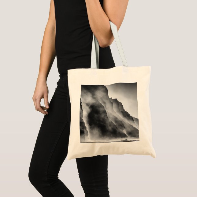 Bolso De Tela Niebla sobre las rocas (Anverso (producto))