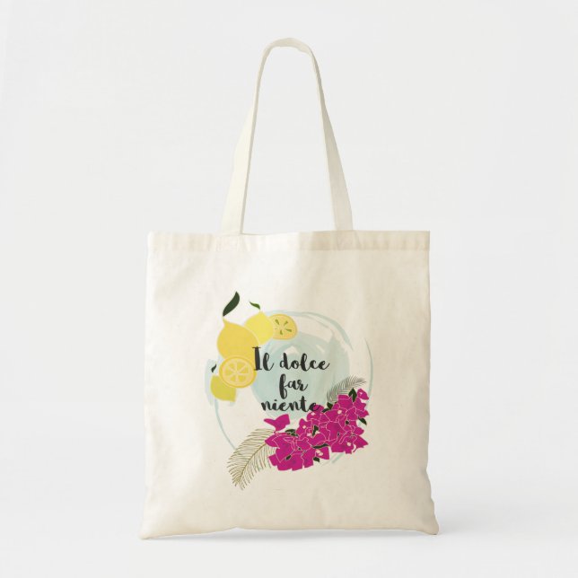 Bolso De Tela Niente lejano de dolce de IL (Frente)