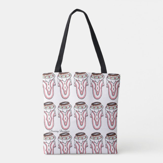 Bolso De Tela Nieve amautiana (Reverso)