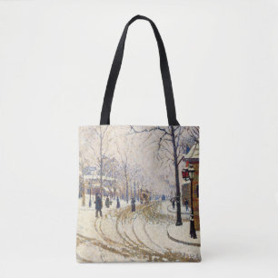 Bolso De Tela Nieve, Boulevard de Clichy, París de Paul Signac