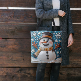 Bolso De Tela Nieve en Nieve