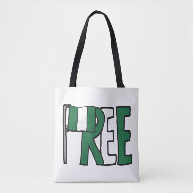 Bolso De Tela Nigeria libre (Anverso)