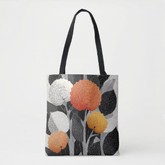 Bolso De Tela Night Bloom on the Red Planet #5