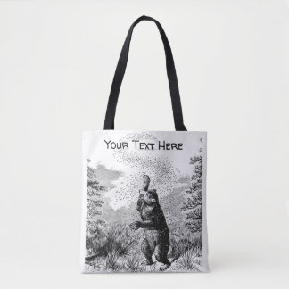 Bolso De Tela Nimrod - Oso y Abejas