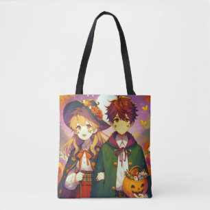 Bolso De Tela Niña anime con disfraces de Halloween