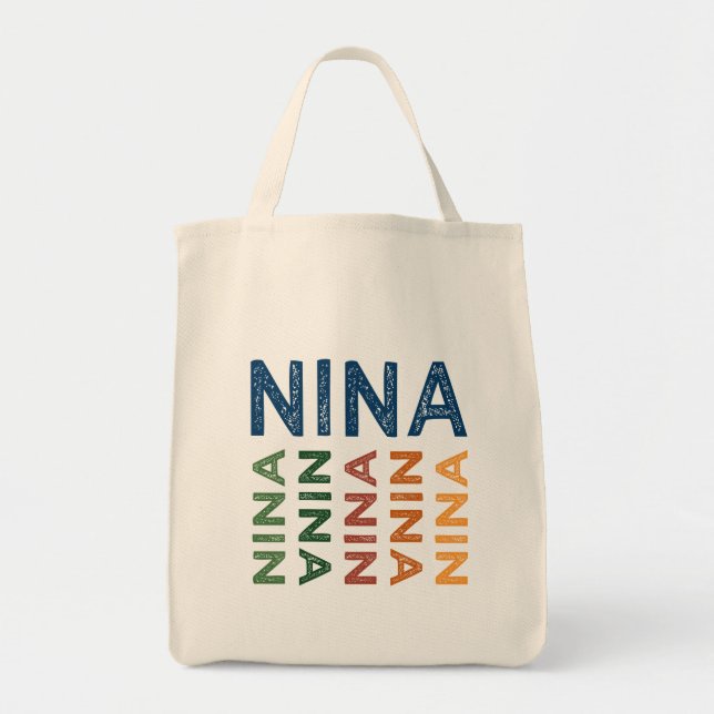 Bolso De Tela Nina Cute Colorful (Frente)