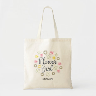 Bolso De Tela Niña de las Flores