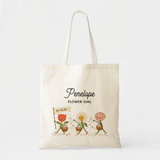 Bolso De Tela Niña de las Flores Moderna y Elegante para Boda Pe