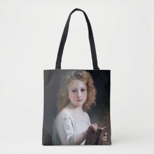 Bolso De Tela Niña pequeña, Bouguereau