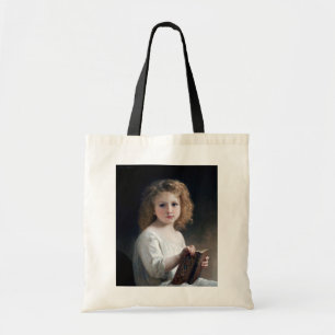 Bolso De Tela Niña pequeña, Bouguereau