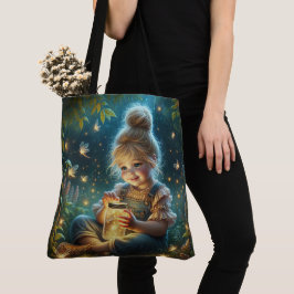 Bolso De Tela Niña pequeña con bichos relámpagos