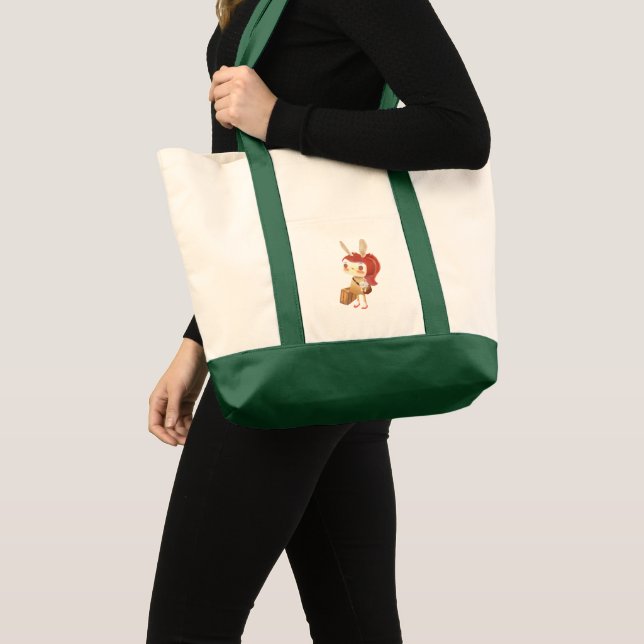 Bolso De Tela Niña perdida en el bosque (Anverso (producto))