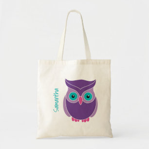 Bolso De Tela Niñas y uñas Verde azuladas púrpura personalizadas