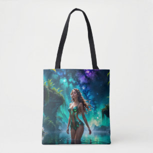 Bolso De Tela Ninfa Acuática del Lago Galáctico