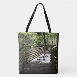 Bolso De Tela Ningún camino es siempre recto
