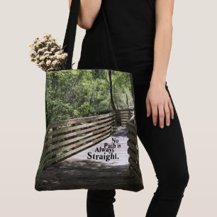 Bolso De Tela Ningún camino es siempre recto