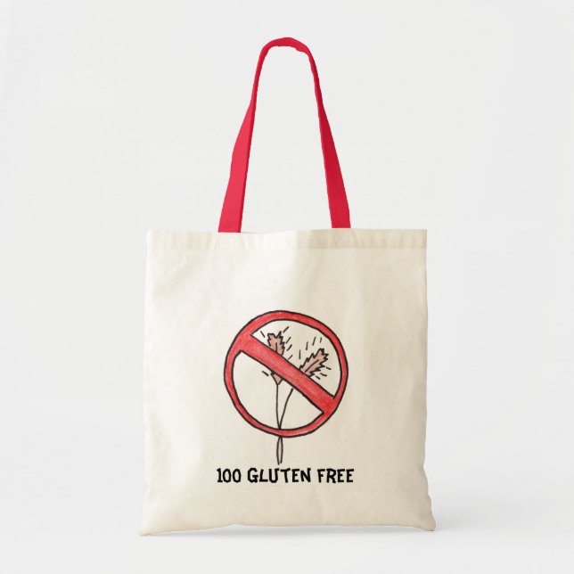 Bolso De Tela ¡Ningún gluten/trigo libera! (Frente)