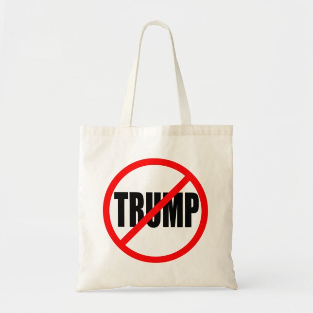 BOLSO DE TELA "NINGÚN TRUMP (Frente)