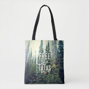 Bolso De Tela Ningunos sujetadores permitidos en el bosque