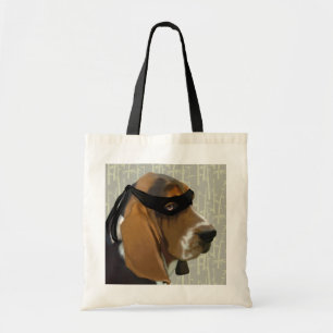 Bolso De Tela Ninja Basset Hound Dog
