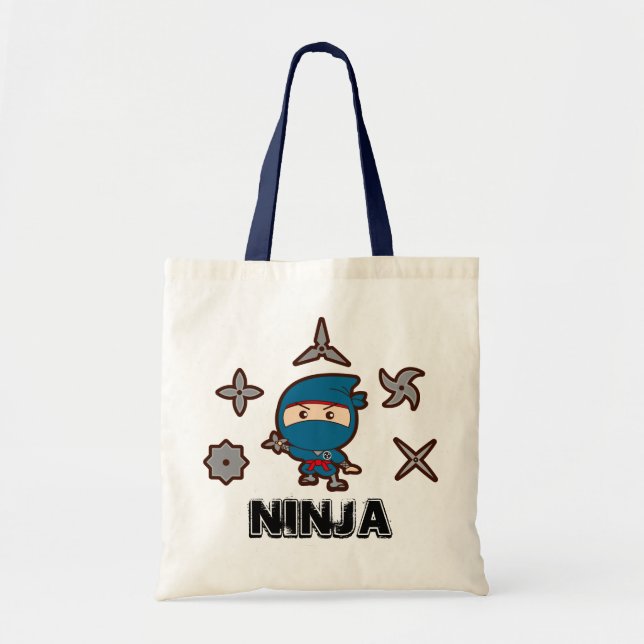 Bolso De Tela Ninja Boy (Frente)