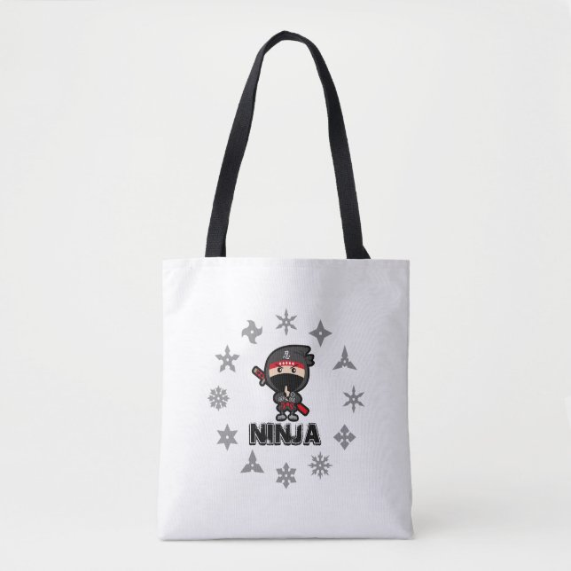 Bolso De Tela Ninja Boy (Anverso)