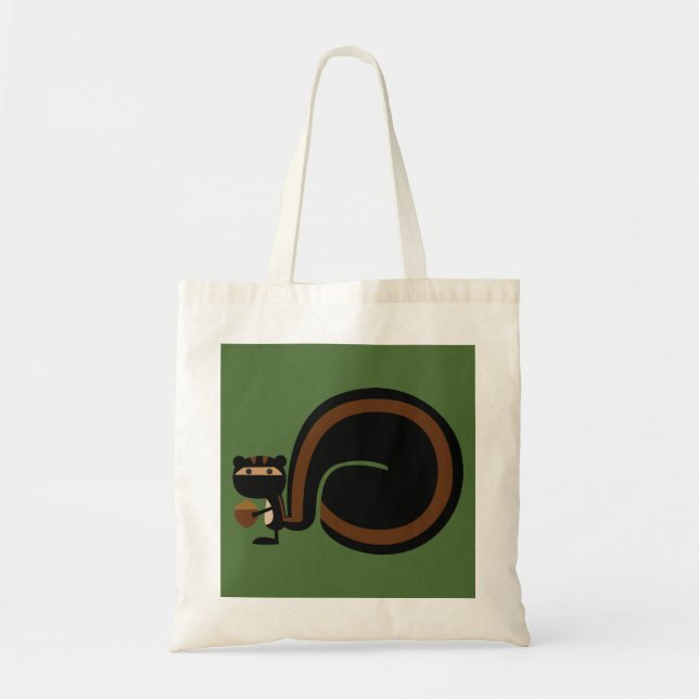 Bolso De Tela Ninja Squirrel (Frente)