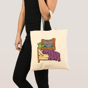 Bolso De Tela Niño Asustado Escondiéndose Debajo de una Manta