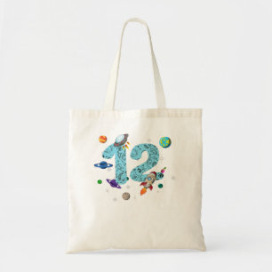 Bolso De Tela Niño de 12 años de edad regalo espacio 12º nacimie