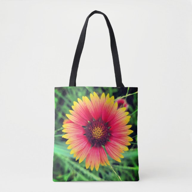 Bolso De Tela Niño de Flor Salvaje (Anverso)