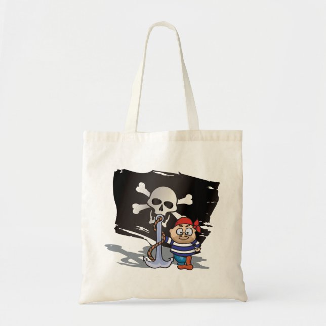 Bolso De Tela Niño del pirata (Frente)