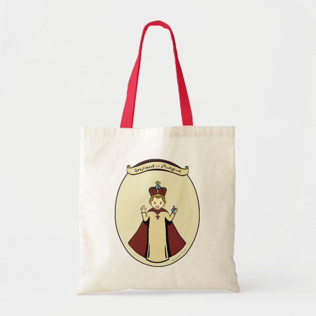 Bolso De Tela Niño del tote de Praga (Frente)