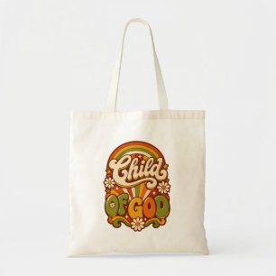 Bolso De Tela Niño Genial De Dios Regalo Vintage Años 70 Arte De