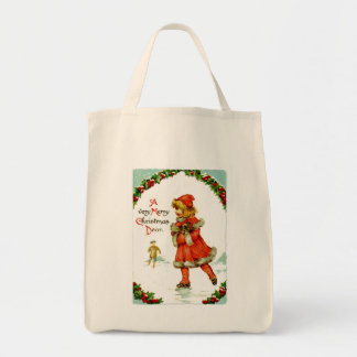 Bolso De Tela Niño Iceskating
