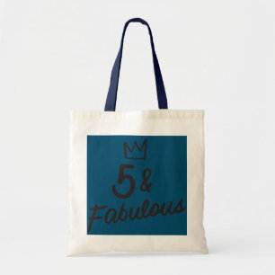 Bolso De Tela Niños 5 Y Fabulosos Cinco Chicas De Cumpleaños 