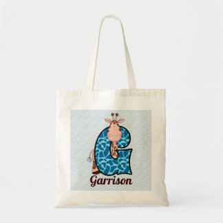 Bolso De Tela Niños azules y marrones Giraffe Monograma G