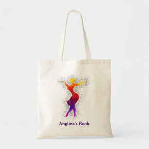 Bolso De Tela Niños bailarines llamados biblioteca Tote Bag