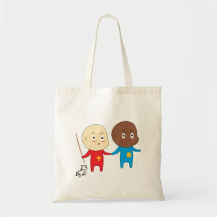 Bolso De Tela Niños cautivadores Bebés de Arte San Nicolás Sinte