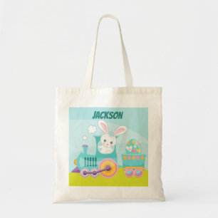 Bolso De Tela Niños de clase Caza de huevos de conejo de Pascua