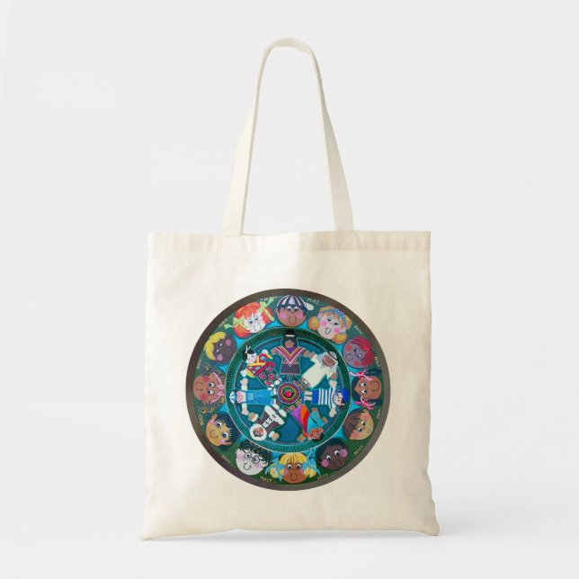 Bolso De Tela Niños del mundo (Frente)