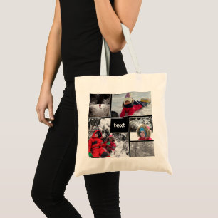 Bolso De Tela Niños divertidos de invierno juegos personalizable