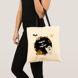 Bolso De Tela Niños fantasmas Halloween Trick o Trete
