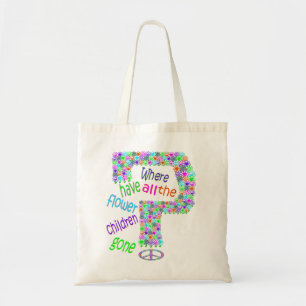 Bolso De Tela Niños Flores